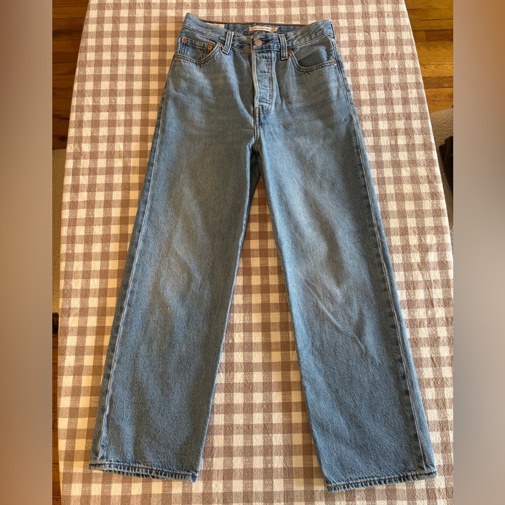 Women’s Levi’s Ribcage Blue Denim Jeans